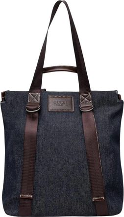 Guess Oslo Tote - Heren - Shoppers - Blauw - ONE Size - Katoen - Tassen