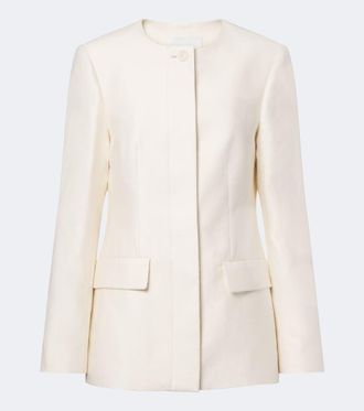 Joseph Myra cotton, linen, and silk-blend blazer