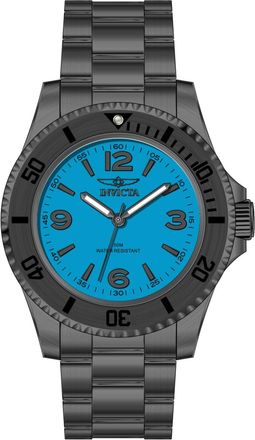 Invicta Specialty 69716 Herenhorloge - Quartz Uurwerk - Roestvrij Staal met Blauwe Wijzerplaat - 40 mm