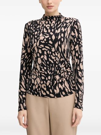 Joseph Ribkoff Blusa con ruches - Nero