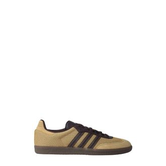 adidas Pony Hair Sneakers met Suede Panelen - Heren - Skateschoenen - Beige - 40 EU - Leer - Fitness