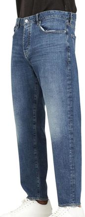 A|X Armani Exchange Blue Slim-Fit Cotton-Blend Jeans