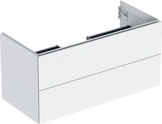 Keramag Geberit One Mueble Bajo Lavabo, 2 Cajones, 103.6x50.4x47cm