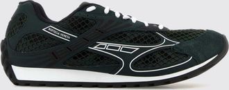 Bottega Veneta Orbit Mesh and Suede Trainers with Perforated Design