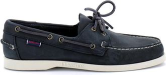 Sebago Sailor Schoenen - Heren - Bootschoenen - Blauw - 42 EU - Leer - Schoenen
