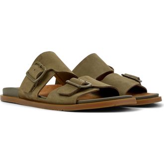 Camper Lluc 2-Strap Sandal in Medium Green at Nordstrom, Size 39