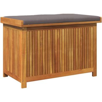 vidaXL Cojines Para Exterior 90x50x60,5 Cm Madera Maciza Acacia Vidaxl