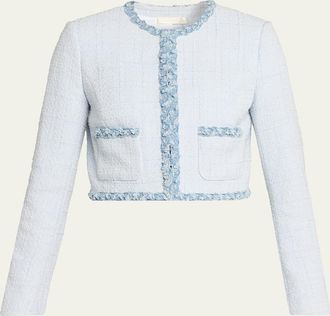 LoveShackFancy Azula Tweed Jacket