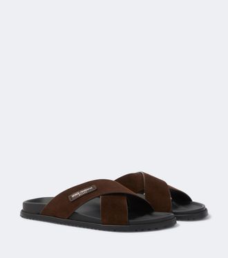 Dolce & Gabbana Suede slides