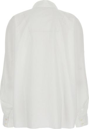 SoSUE Womens Shirt Antonia White Cotton Blouses