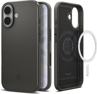 Spigen Spigen Thin Fit Magfit Back Cover Gris Apple Iphone 17