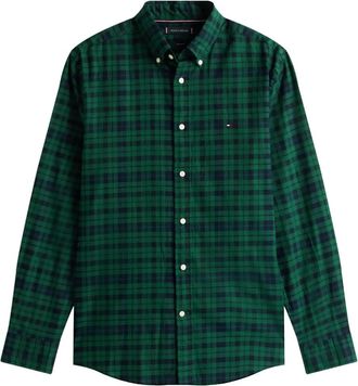 Tommy Hilfiger Long Sleeve Check Shirt - Green