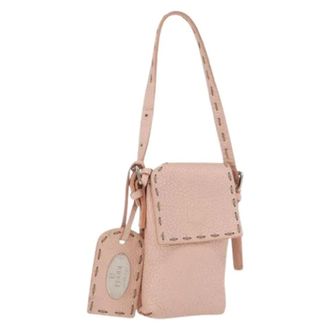 Fendi Pre-owned Mini Bags, female, Pink, Size: ONE SIZE Pre-owned Mini Pouch