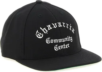 Willy Chavarria Embroidered Logo Baseball Cap - Black