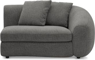 Castlery Fable Right Arm Sofa Customized, Dark Grey, Spill Resistant, Ultra Deep Seats for Castlery Sofas
