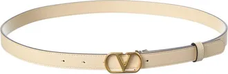 Valentino Vlogo Signature Leather Belt
