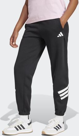 adidas Sporthose ADIDAS SPORTSWEAR FUTURE ICONS 3-STREIFEN, Damen, Gr. XL, N-Gr, schwarz, normal, gr., Obermaterial: 67% Polyester, 33% Baumwolle, Hosen Spor