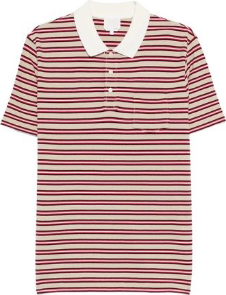 A.P.C. Oscar Gestreept Poloshirt - Heren - Polos - Veelkleurig - M - Katoen - Tops
