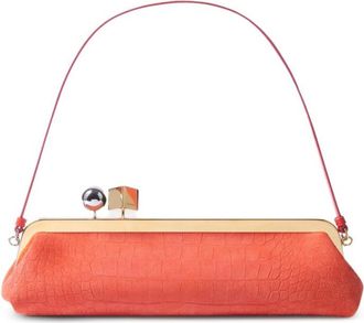 Jacquemus Orange Salon clutch
