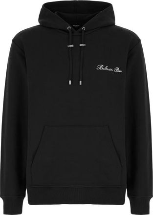 Balmain Stijlvolle Sweatshirts voor een Trendy Look - Heren - Hoodies - Zwart - M - Katoen - Hoodies & sweatvesten
