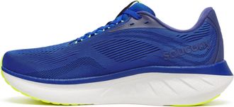 Saucony Ride 18 Mens Running Shoes, Lapis/Citron - 12 UK