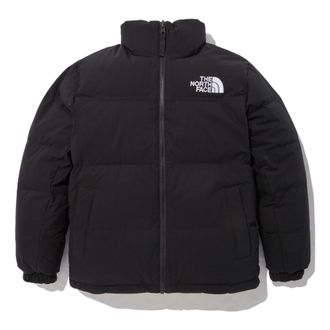 The North Face Logo Winter Puffer Jacket Black NJ1DN77A