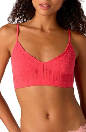 Free People Heirloom Seamless Bralette in Tart Berry at Nordstrom, Size Large/x-Large