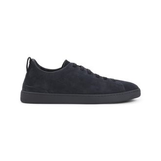 Churchs Navy Blue Lace Up Sneakers