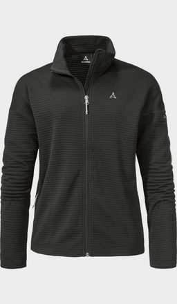 Sch&ouml;ffel Fleecejacke SCH&Ouml;FFEL CIRC Fleece Jk Style Smue WMS, Damen, Gr. 36, schwarz (9990, schwarz), Oberstoff: 100% Polyester, regular fit, hoch geschlossener
