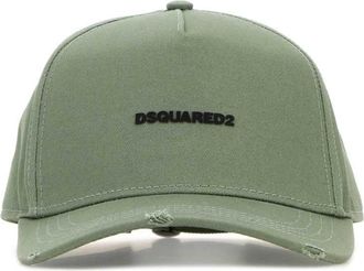 Dsquared2 Green Cotton Baseball Cap