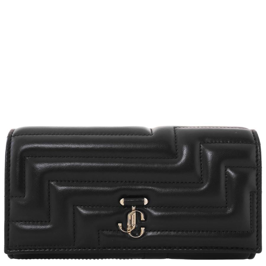 70%オフセールJIMMY CHOO AVENUE QUILTED VELVET CHAIN WALLET Bon Bon | Black Velvet Bag | JIMMY CHOO
