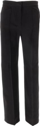 Max Mara Black Slim Flat Front Pants