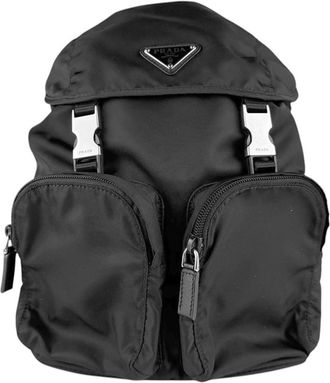 Prada Black Nylon Backpack (Pre-Owned)