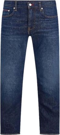 Tommy Hilfiger Slim Blue Jeans - Heren - Slim Fit Jeans - Blauw - W28 L32 - Katoen - Jeans