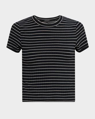 Rag & Bone Luca Stripe Baby Tee