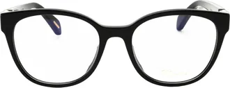 Chopard VCH356S0700 Gold-Logo Acetate Eyeglasses - Black
