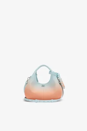 Ganni Country Air Mini Hobo Bag in Gradient Blue