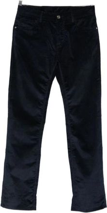 Etro Rechte broek - Heren - Straight fit broeken - Blauw - W31 - Katoen - Broeken