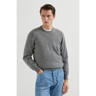 Brunello Cucinelli Cashmere sweater in Dark Grey at Nordstrom, Size 50 It