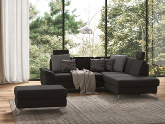 Sit&more Ecksofa &raquo;Padua L-Form&laquo; inklusive Sitztiefenverstellung, Armteilfunktion und Federkern