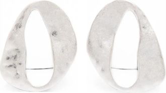 Cult Gaia Hammered-effect Cut-out Earrings
