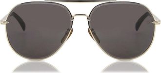 David Beckham DB 7037/G/S F6W/IR Mens Sunglasses Gold Size 61