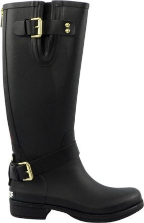 Colors Of California Rb 00H2 Regenlaars - Dames - Regenlaarzen - Zwart - 38 EU - Leer - Schoenen