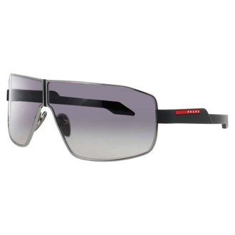 Prada Mens Grey Rectangular Sunglasses PS54YS5AV09U
