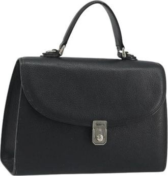 Burberry Pre-owned Vintage Hand Bag - Dames - Vintage Handtas - Zwart - ONE Size - Leer - Vintage