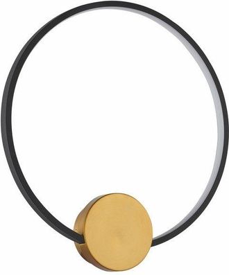 Reality Applique Moderna Oro/nero 40cm Led 17w Reality Condida