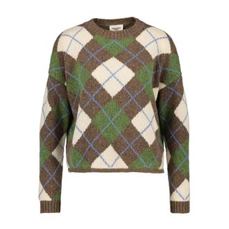 Max Mara Ronde hals gebreid - Dames - Truien - Veelkleurig - Maat: S