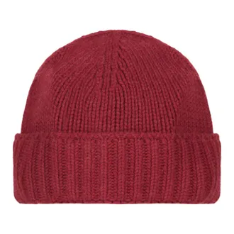 Moorer Accessoires, Heren, Rood, ONE Size, Kasjmier, Gebreide muts