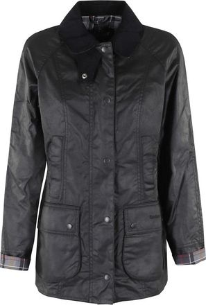 Barbour Beadnell Waxed Jacket - Dames - Zomerjassen - Zwart - S - Katoen - Jassen