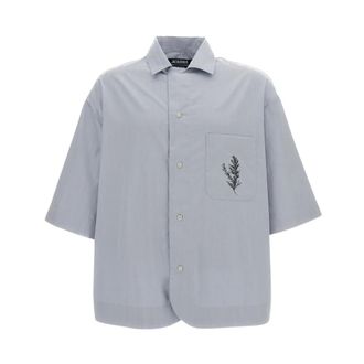 Jacquemus Short Sleeve Shirts, male, Blue, Size: S Gardian Shirt